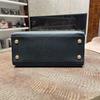 [Pre-Owned] City Steamer Logo Lock Leather Shoulder Tote Bag Medium - Very Good #RP3PI8