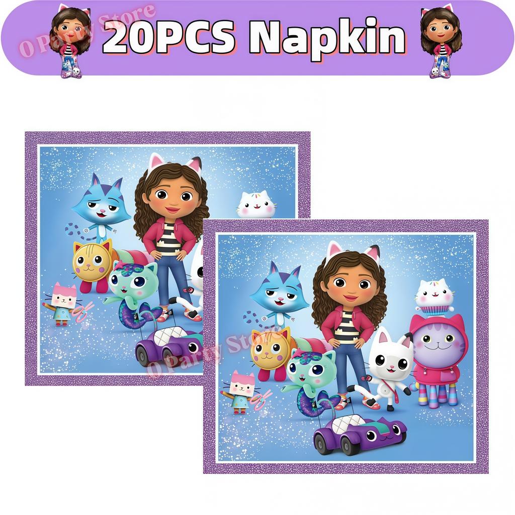 Gabby Dollhouse Keychains Birthday Party Decoration Supplies School Carnival Reward Gift Bag Fillers Kids Favor Gift Party Decor