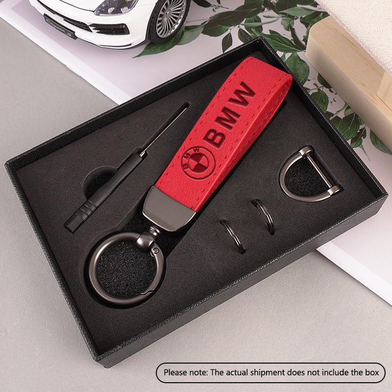 M Sport Suede Leather Car Emblem Key Chain Accessories for Bmw M Performance G30 G32 3 4 5 7 M3 M4 M5 X1 X3 X5 X6 X4 E61 E60 jvzp41