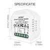 Moes Mini Interruttore Dimmer Smart Tuya ZigBee 3.0 Fai da Te Richiede Hub ZigBee3.0 Funziona con Alexa Google Home Controllo Vocale 1/2 Vie