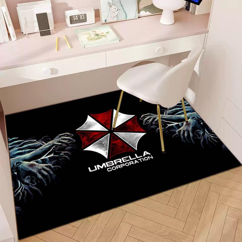 Sci-Fi game Resident Evil, Umbrella Corporation, soft carpet, home living room, office chair pad, door mat, door mat carpet U5