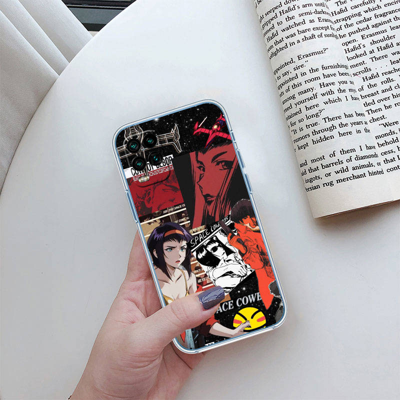 JO12 Cowboy Bebop Phone Case for Motorola E22S E7 G6 G7 G8 G9 Plus Power Play G10 G20 G04 E30 E40 E22 E20 E13 G22 G23 G Stylus Play