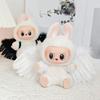 Para Boneca Labubu V1 V2 Acessórios Asas Pena Presente DIY Mini Asa de Anjo de Pena Adereços para Recém-Nascido