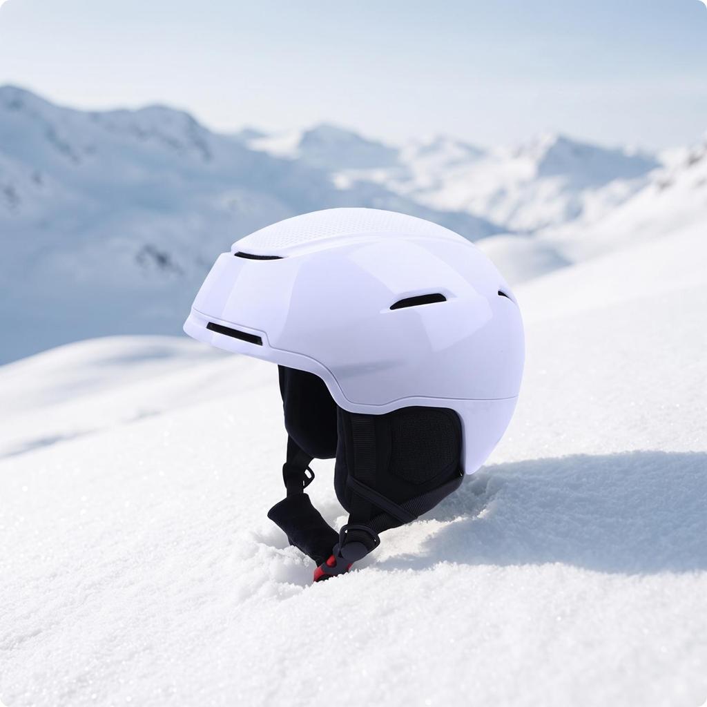 Ski Helmet with Removable Ear Pads Long-Lasting for Skiing, Snowboarding