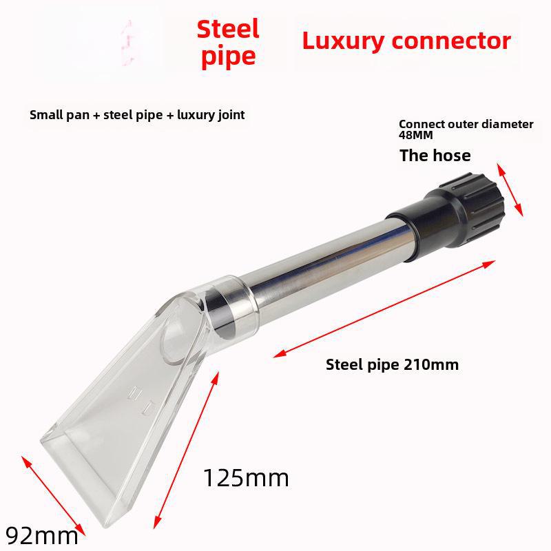 Jieba Vacuum Upholstery Scraper Nozzle - Transparent, Triangular, for Sofa and Fabric Cleaning