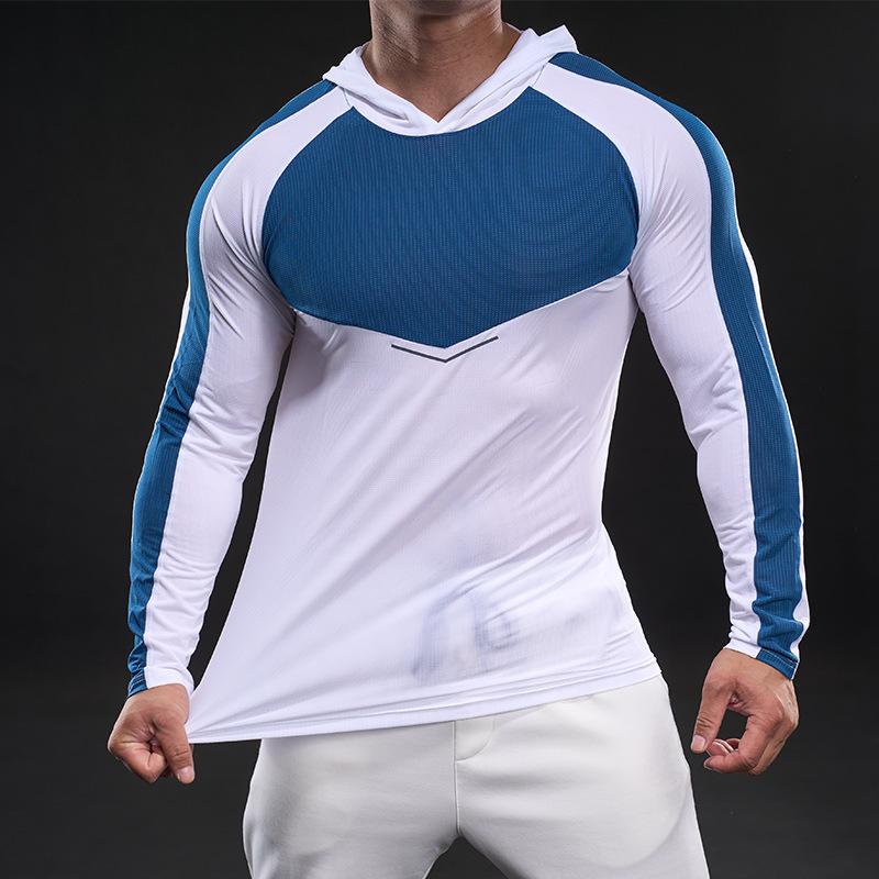 Quick-drying Long-sleeved Men's Sports T-shirt Spring Basketball Running Fitness Training Top