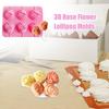 3D Rosor Lollipopform Livsmedelsgodkänd Silikon Choklad Godisformar Non-Stick Kök Kaka Fondant Bakverktyg