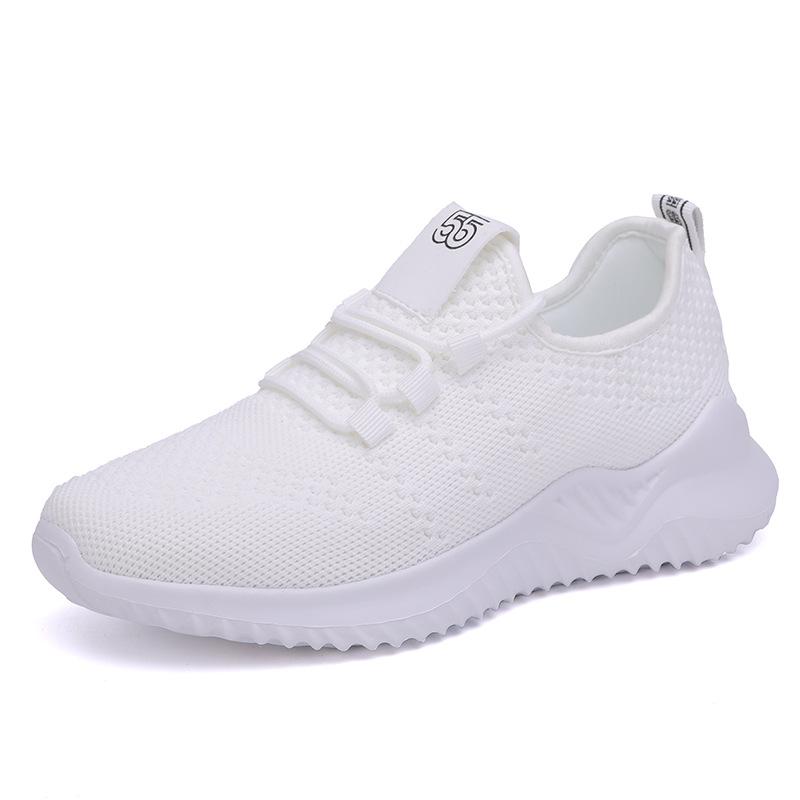 2020 spring and autumn new women's shoes light sports Korean version running shoes mesh elastic casual shoes trendy shoes 2025 direct sales