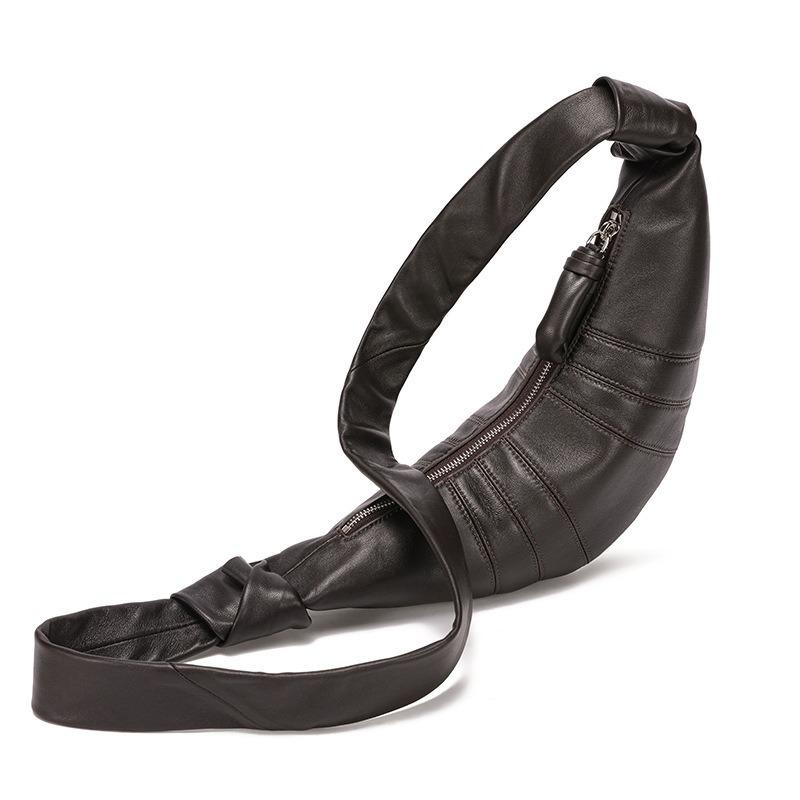 Sheepskin Bag Messenger Bag Women's Versatile Commuter Croissant Bag New Trend Niche Design Shoulder Bag