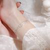 For Women Sterling Color Multilayer Chain Bracelets Geometric Circle Wrist Bracelet Fine JewelryGeometric Chain