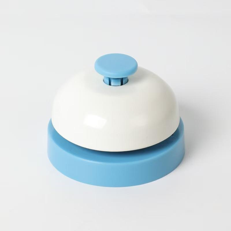 New Metal Hand Bell Delicate Durable Hand Clapping Bell Hand Pressing Service Bell Table Game Toy Accessories