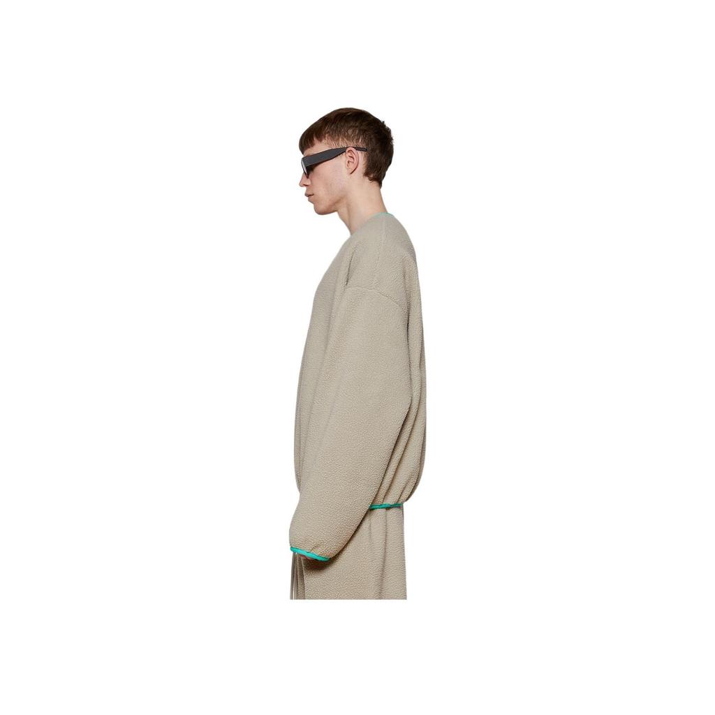 Fear of God Essentials Polar Fleece Crewneck Seal Men Tops Grey 192SP244705F