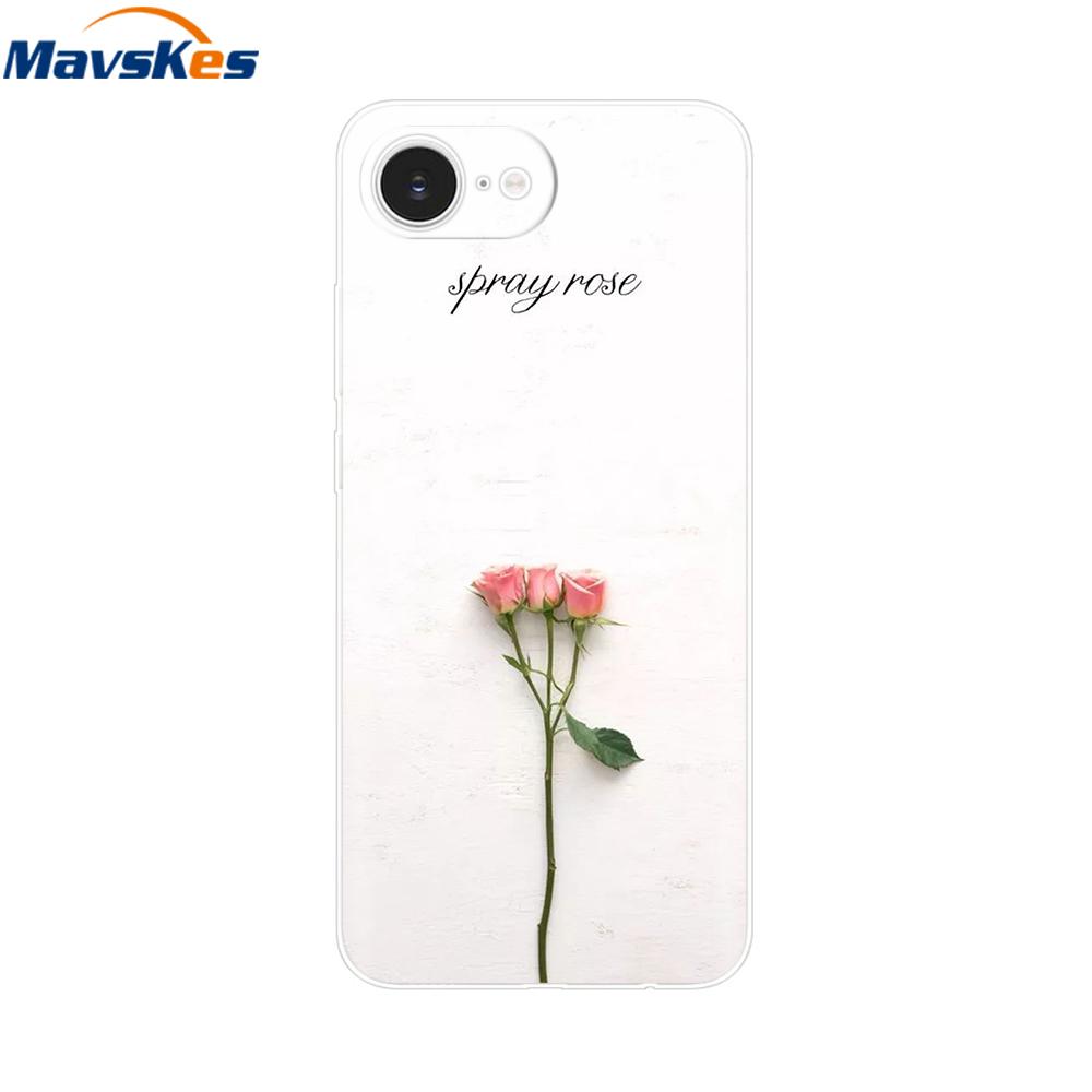 For iPhone 16e Case For Apple iPhone 16e Case Luxury Clear Painted Cover Case For iPhone 16e 16 E Coque Protective Cover Fundas