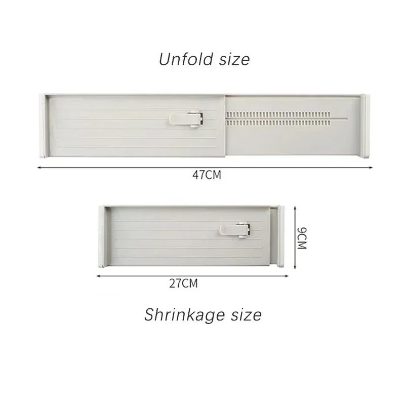 Adjustable Storage Drawers Divider Retractable Plastic Drawer Partition Holder Household Storage Clapboard Kitchen Organizador