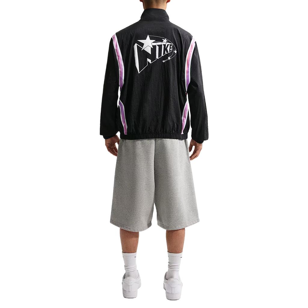 Nike Einfarbige Reißverschlusskragen Basketballjacke Herrenjacken IR6278-010
