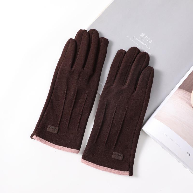 

Перчатки Зимние Женские Весенне-Осенние One Size кофейный