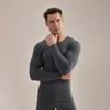 Hengyuanxiang Couple's Round Neck Thermal Underwear Set