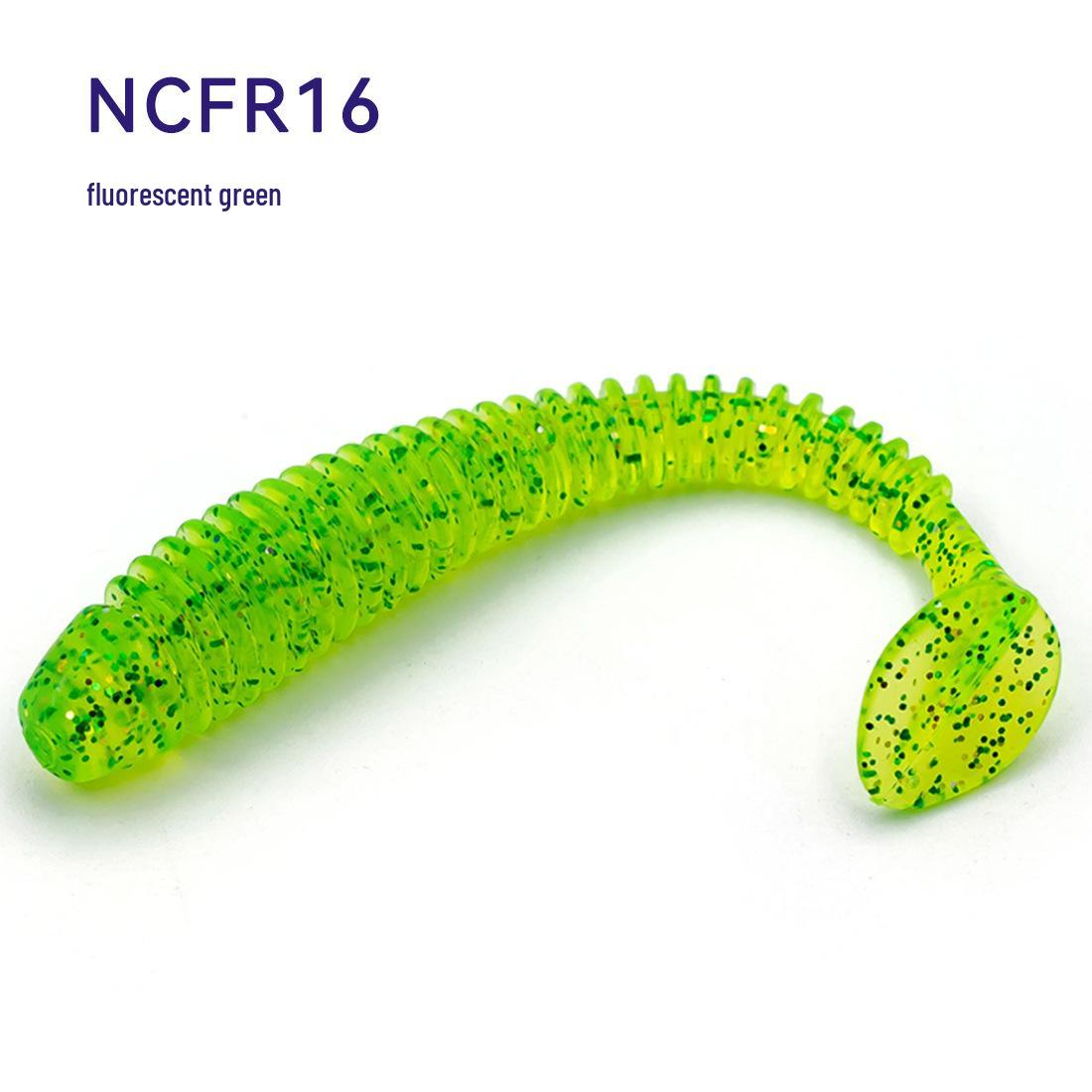 

Приманка Мягкая Приманка Т-Хвост Силиконовая Ребристая Имитация Рыбы/Червя, 15 шт.-Упаковка для Окуня и Мандариновой Рыбы 6cm/1.2g [15pcs]