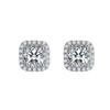 D Farbe 1CT 2CT Moissanit Diamant Ohrstecker Ohrring Pass Diamant Test Moissanit Ohrstecker für Frauen Sterling Silber Schmuck