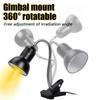 Reptilien Heizlampe Halter UVA UVB Licht Drehbar Sonnenplatzlicht Simuliertes Sonnenlicht Für Schildkröte Eidechse Dimmbar 220-240V