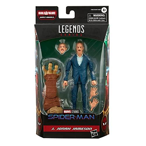 Hasbro Marvel Legends Series "Spider-Man: No Way Home" J. Jonah Jameson 6-inch Action Figure F3021, Authentic, with Build-a-Figure Parts