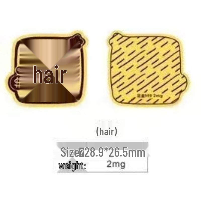 Creative Gold Sticker for Mobile Phones and Refrigerators - Wealth Card Gift