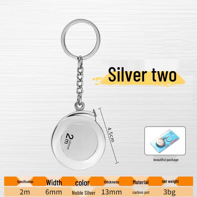 Ruletă Compactă 2M din Oțel Moale - Riglă de Buzunar Portabilă de Înaltă Precizie