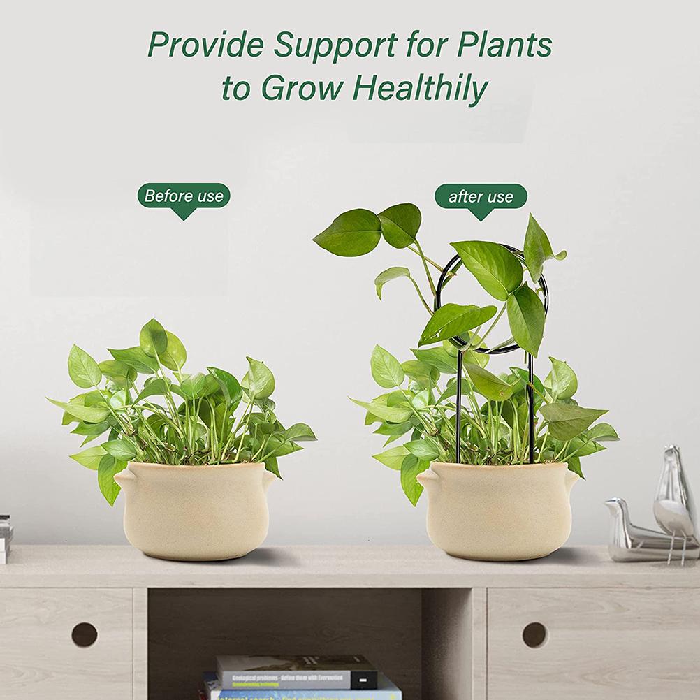 3 Pcs Metal Garden Trellis Climbing Plants Support Indoor Iron Plant Trellis for Ivy Vine Rose