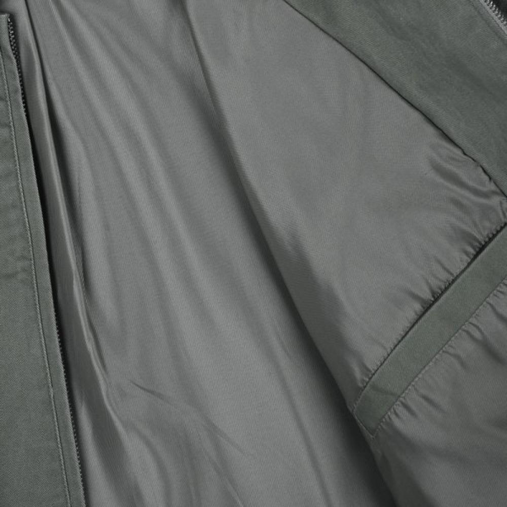 Weekhour Washed Cotton Blouson Jacket Khaki