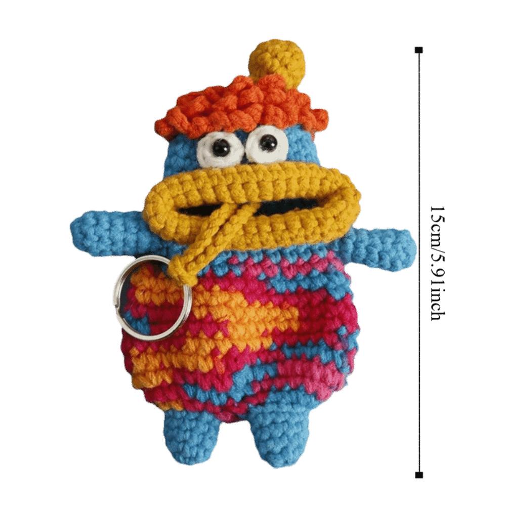 Key Protector Hand Knitted Key Case Pull Out Handmade Key Pouch Finished Product Funny Key Holder Daily Use