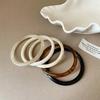 Neues rundes weißes Harz Armband im koreanischen Stil Y2k Klassischer eleganter Schmuck Damen Urlaubsgeschenk Ästhetische Dekoration Trend Armreif