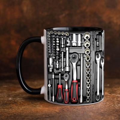 Men's 3D Toolbox Ceramic Mug – Power Coffee Cup