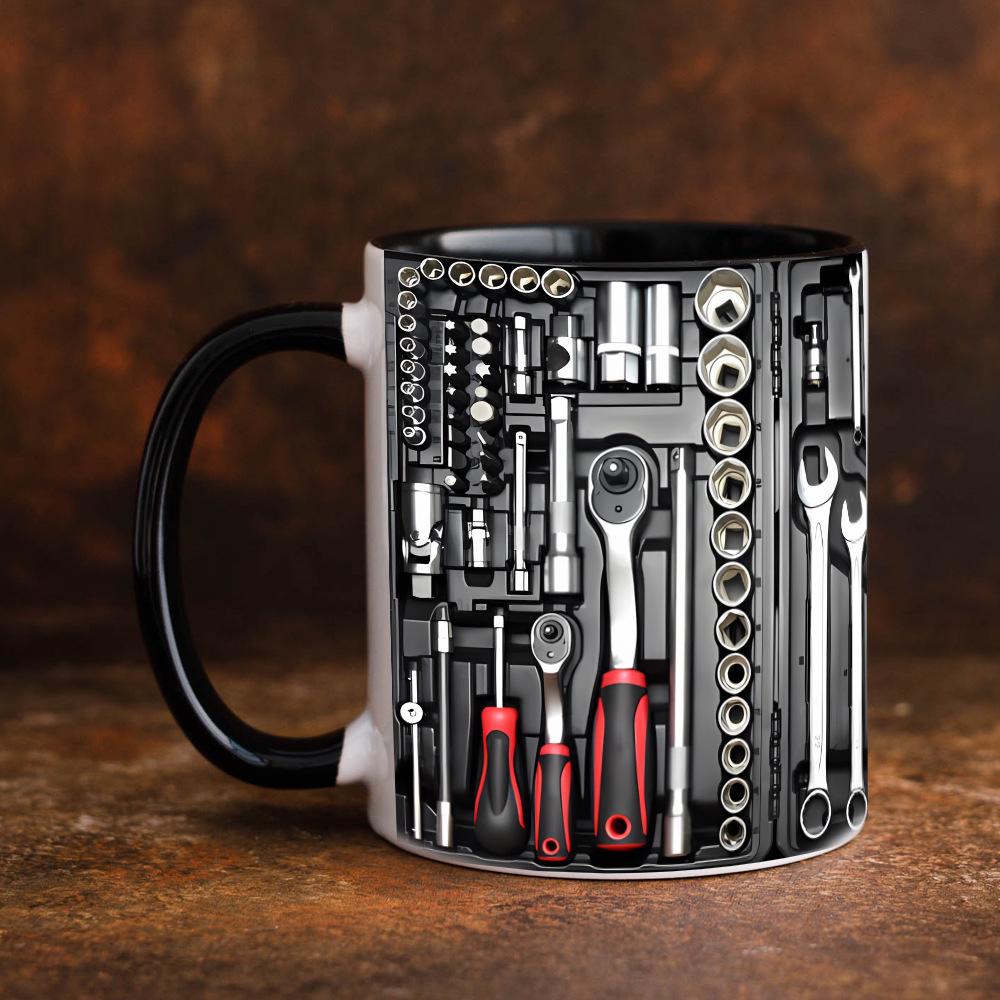 Men's 3D Toolbox Ceramic Mug – Power Coffee Cup