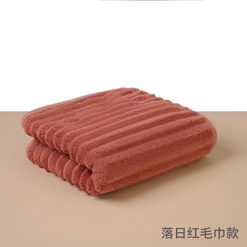 Полотенце коралловый флис конфетный тонкий полоска флис взрослый мягкий и удобный водопоглощение не линяет банное полотенце для лица picture specification