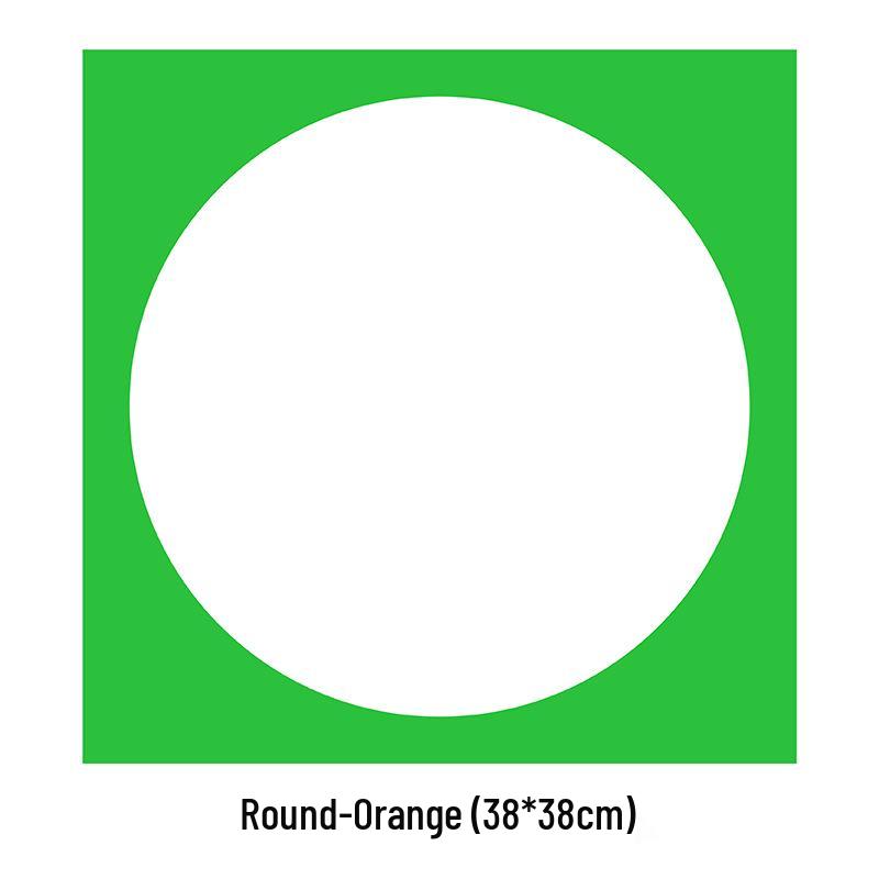 Children's Art Craft Cardstock: 20 Sheets of Colored, Thick, Square Paper with Round Borders