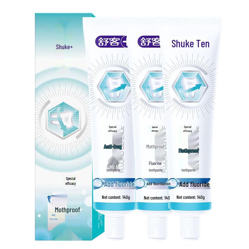 Shuke Anti-Cavity Fluoride Toothpaste, Refreshing Mint