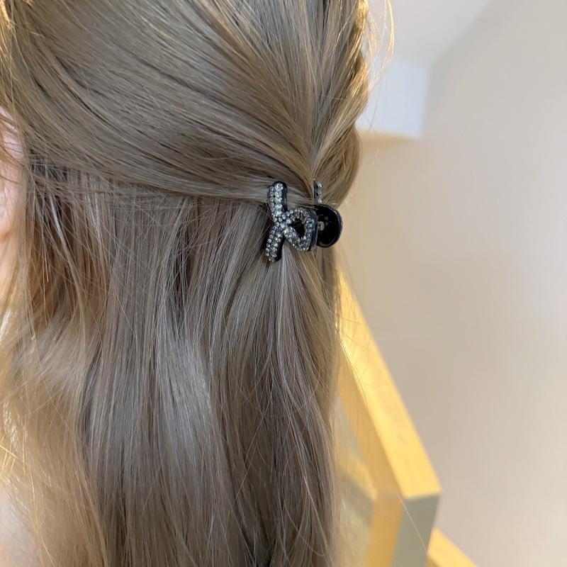 Ultra-Shiny Double Clips, Retro High-End Intersecting Crystal Small Hair Clips, Elegant Hair Accessories, Exquisite Side Clips