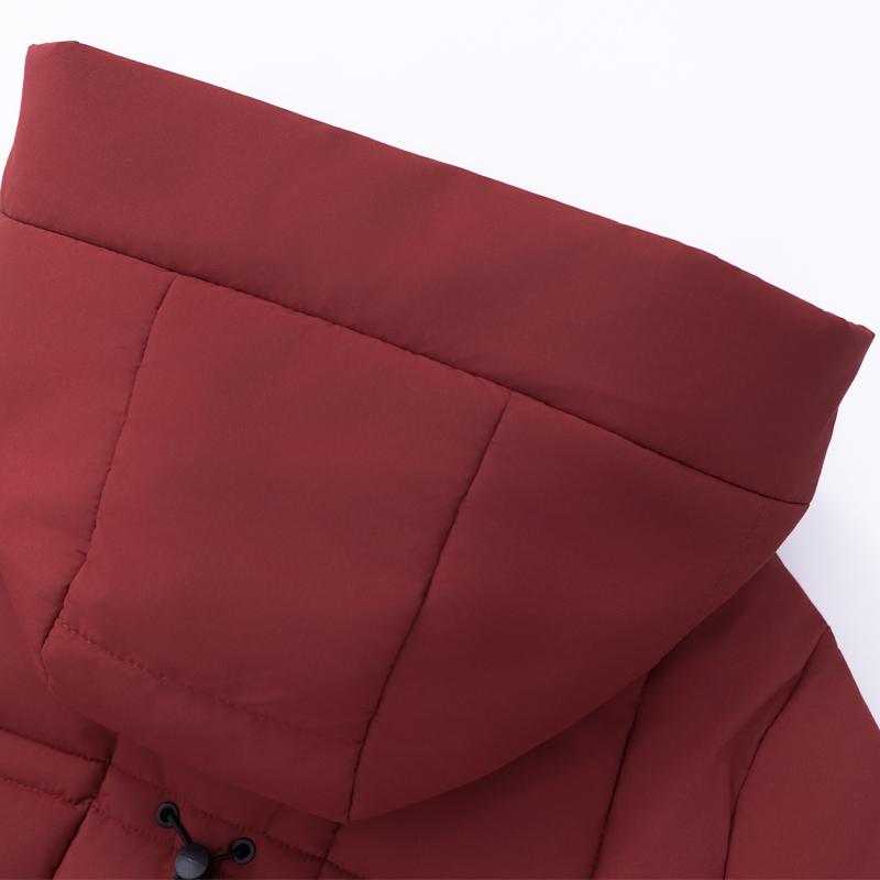 Fashion Woman Long Coat Winter Jackets Hooded Elegant Loose Thick Warm Plus Size Women's Parkas