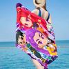 Kpop Cartoon Beach Towel, Super Soft Microfiber, Gift for Her/Him, Birthday, for Pool, Beach, Travel, Home Decor Fan Gifts