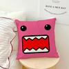Cute Funny Cartoon Meme D-Domo Kun Pink Brown Comfortable Soft Pillow Case For Sofa Living Room Home Decor Protective Covers