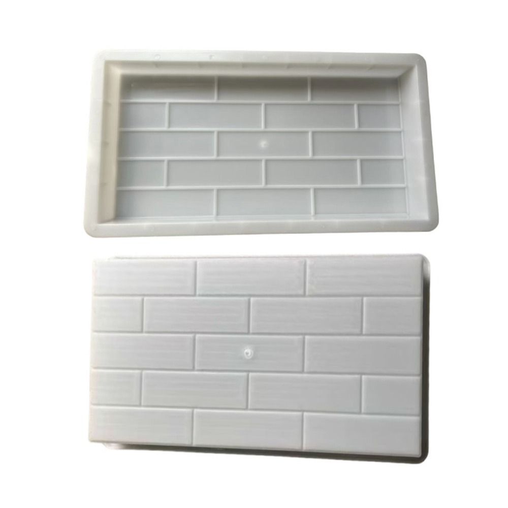 I-Shaped Concrete Paver Molds Long Shape Reusable Pavement Floor Template Non-Slip Easy Release Anti-Slip Floor Tile Template