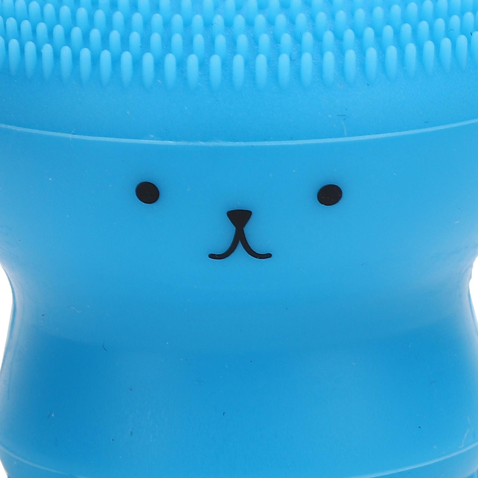 

Dog Bath Brush Cat Rubber Soft Foaming Bath Brush Shower Scrubber with Shampoo Dispenser