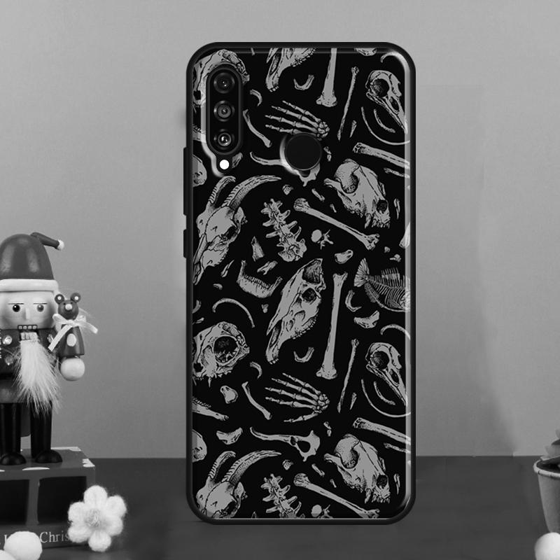 Bones Skeleton For Huawei Nova Y70 Y90 Y60 Y72 Y61 Y91 12s 12i 11i 7i 8i 9 10 SE P60 Pro P30 P40 Lite Case