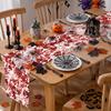 Bloody Halloween Decorative  Tablecloth Handprint Table Cover Scary Placemat  Halloween Party