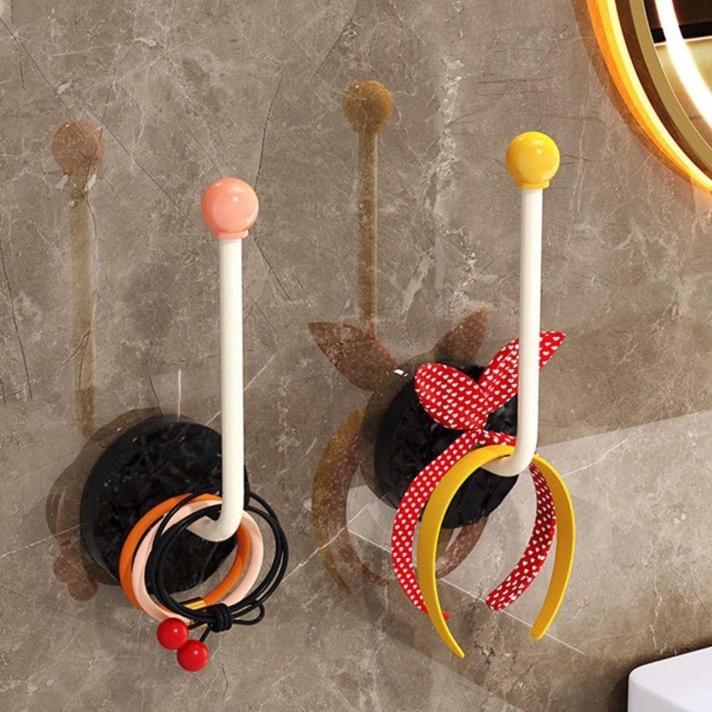Traceless Hairpin Hook Organizer No Punch Hair Rope Storage Rack Headband Organizer  Jewelry