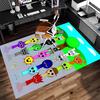 1pc Sprunki Game2 Print Area Rug - Soft, Washable Non-Slip Indoor Mat for Office Chairs, Living Room, Home Office Decorative Rug