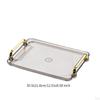Elegant Bathroom Serving Tray, Modern Vanity Tray