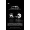 TRN V10 PRO Earphones  2BA+2DD Dual Dynamic Driver and Dual Balanced Armature Hybrid In-Ear Monitors Headphones