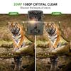Trail Kamera Wi-fi BT Jagd Kamera 20MP 1080P 120 grad Winkel Outdoor Wasserdicht Infrarot
