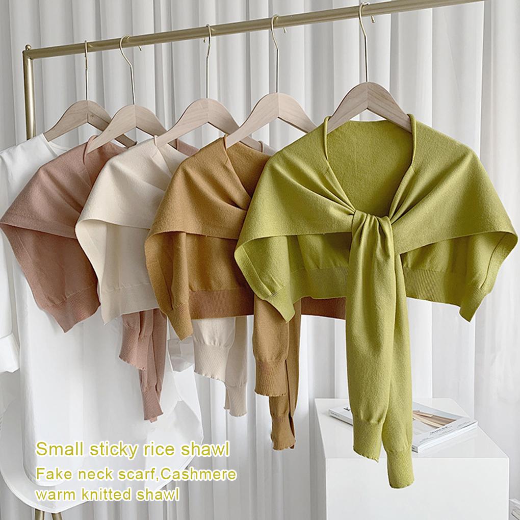 Women Winter Solid Color Hiking Shawl Banquet Casual Style Neckerchief Ladies Breathable Cloak Female Poncho Birthday Gift